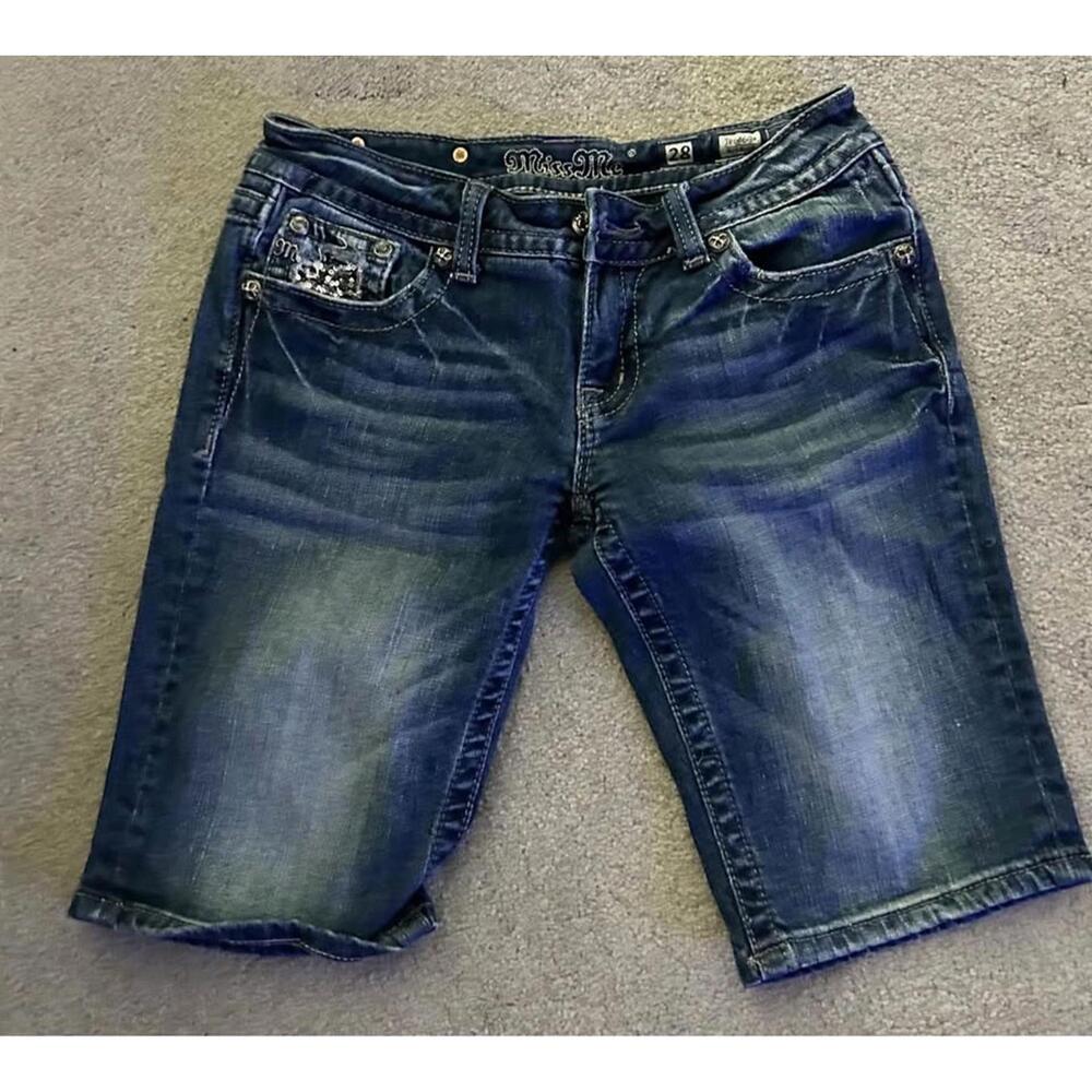 Miss Me Women's Denim Bermuda Shorts - Size 28